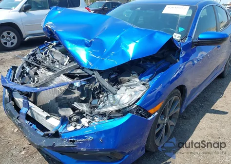 2020 Honda Civic Sport z USA, uszkodzony, nr VIN 2HGFC2F84LH563953